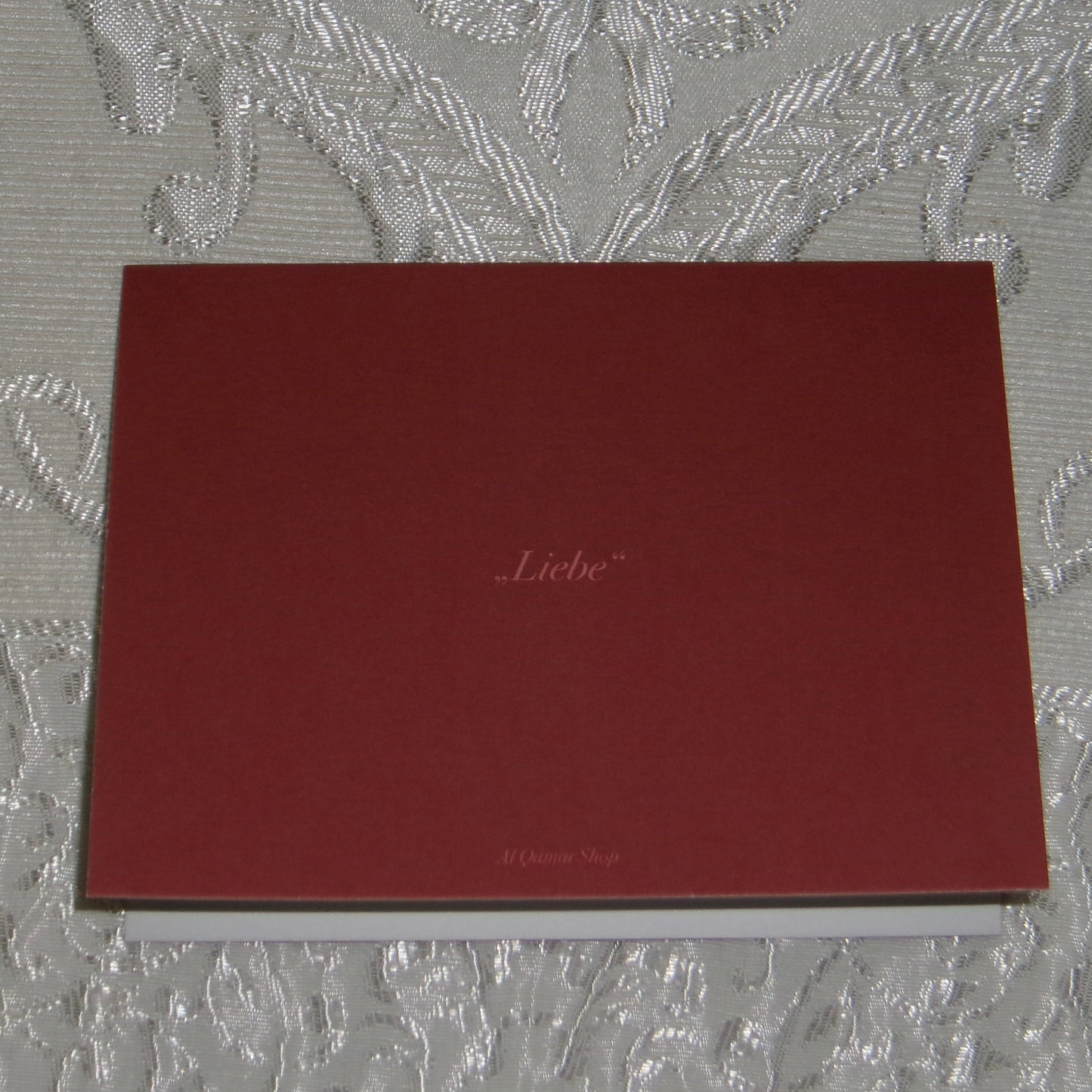 „Liebe“ - Karte (rot)