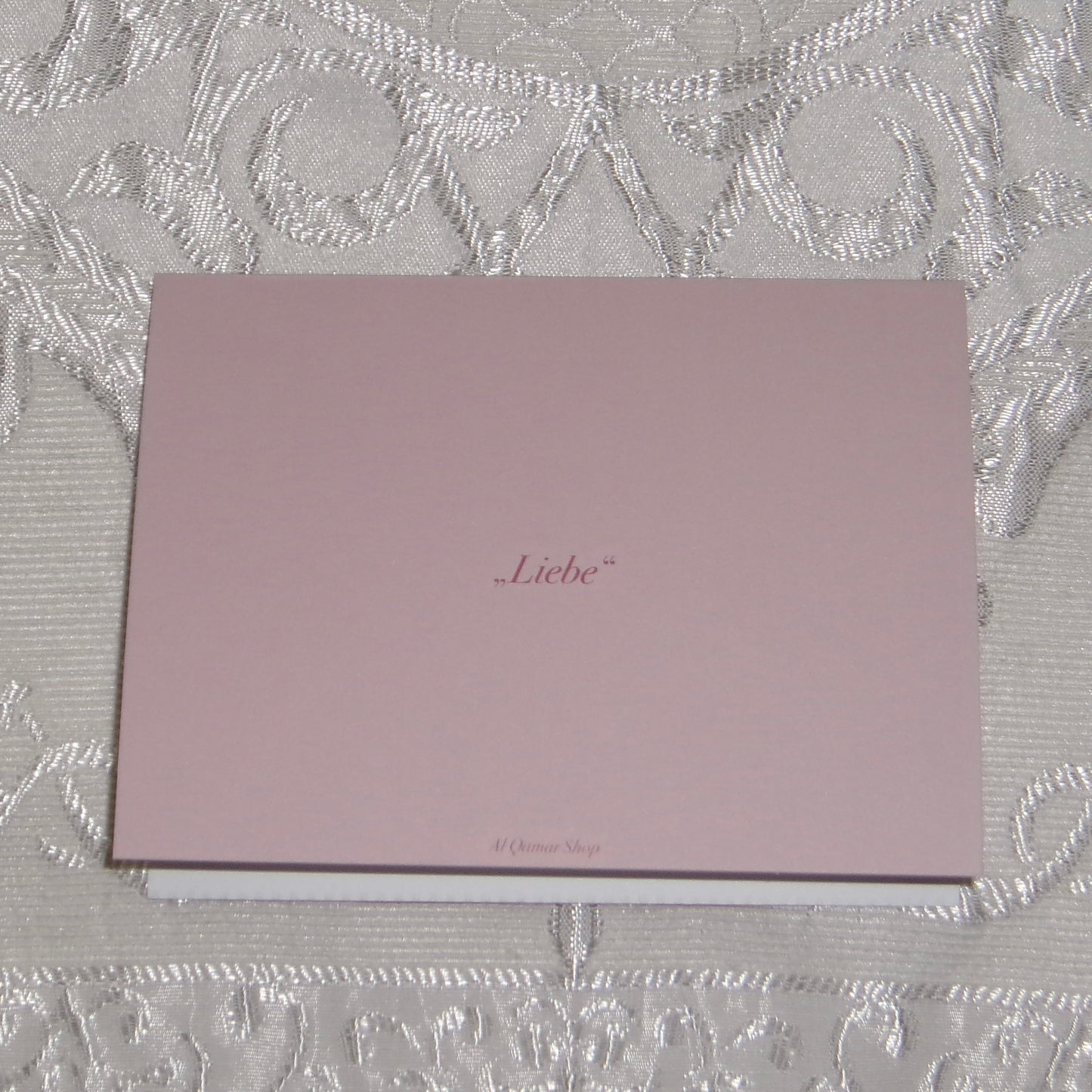 „Liebe“ - Karte (rosa)